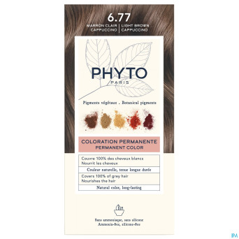 Phytocolor 6.77 marron clair cappuccino