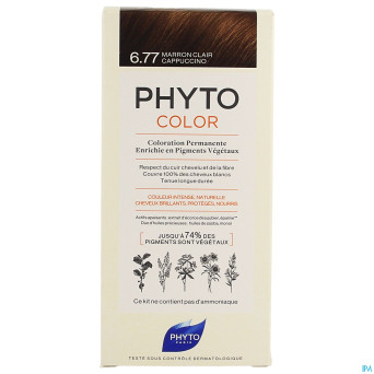 Phytocolor 6.77 marron clair cappuccino