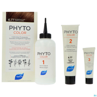 Phytocolor 6.77 marron clair cappuccino
