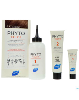 Phytocolor 6.77 marron clair cappuccino