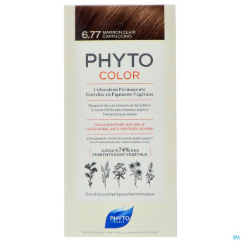 Phytocolor 6.77 marron clair cappuccino