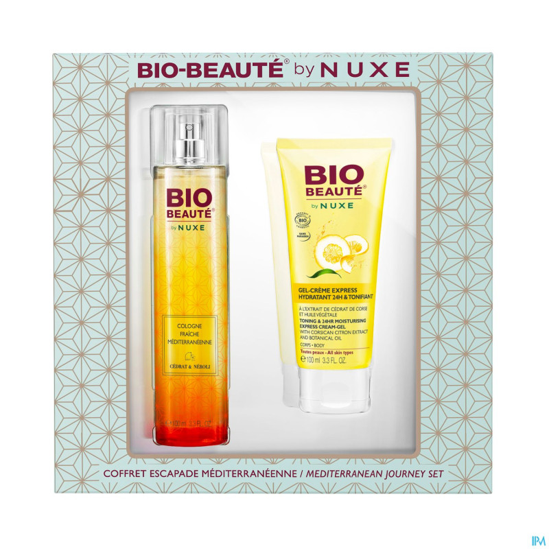 Bio beaute cedrat coffret noel 2018 2 produits
