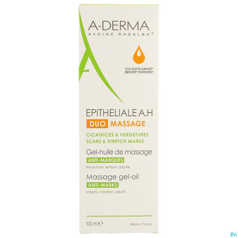Aderma epitheliale ah duo gel huile massage  100ml