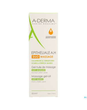 Aderma epitheliale ah duo gel huile massage  100ml