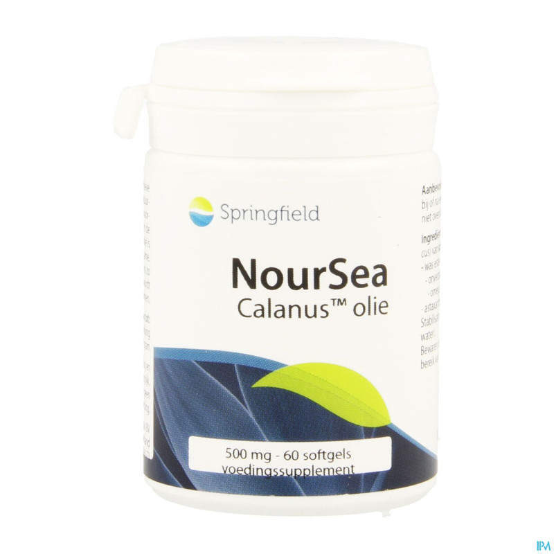 Noursea huile calanus    pot softgels  60