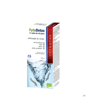 Fytostar fyto detox bio plan 20 jours fl 300ml