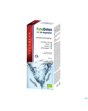 Fytostar fyto detox bio plan 20 jours fl 300ml