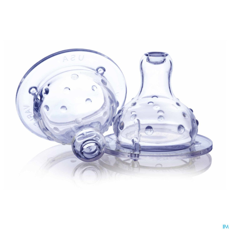 Nuby tetine anti-colique col large  +4m
