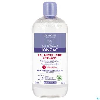 Jonzac sublimactive eau micellaire a/age 500ml