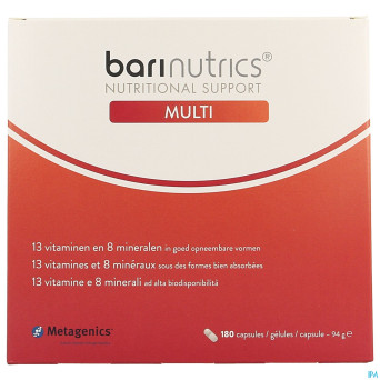 Barinutrics multi    caps  180