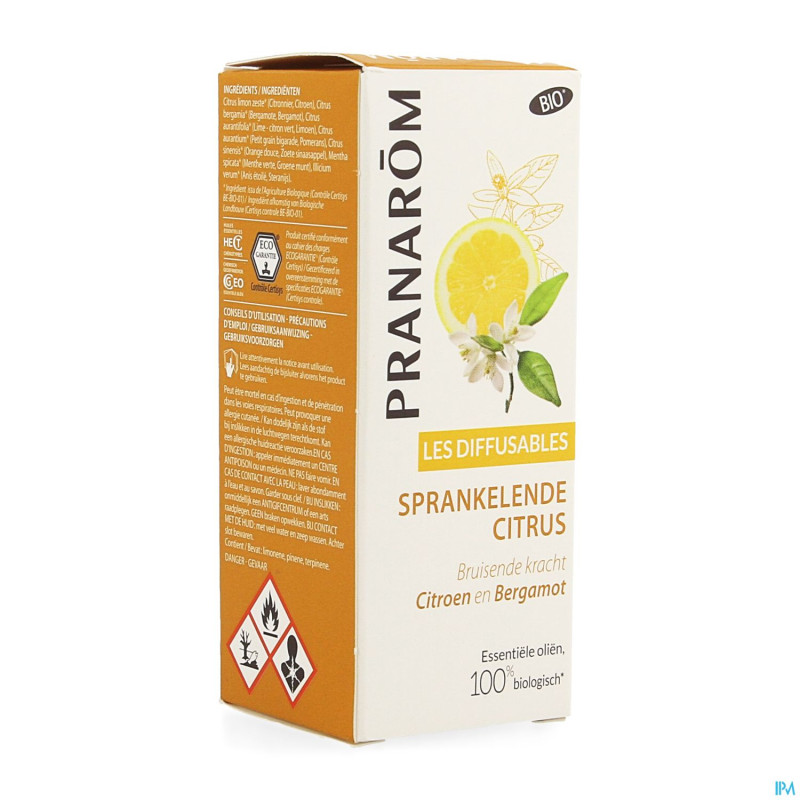 Les diffusables zeste tonique melange diff.   30ml