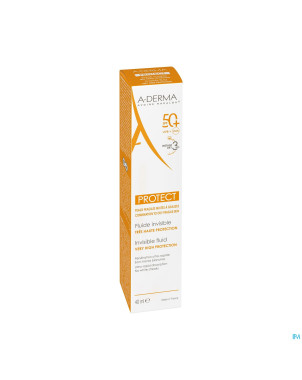 Aderma protect fluide invisible 40ml
