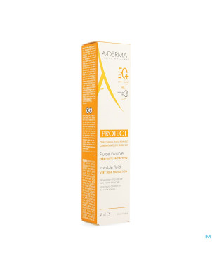 Aderma protect fluide invisible 40ml