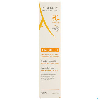Aderma protect fluide invisible 40ml