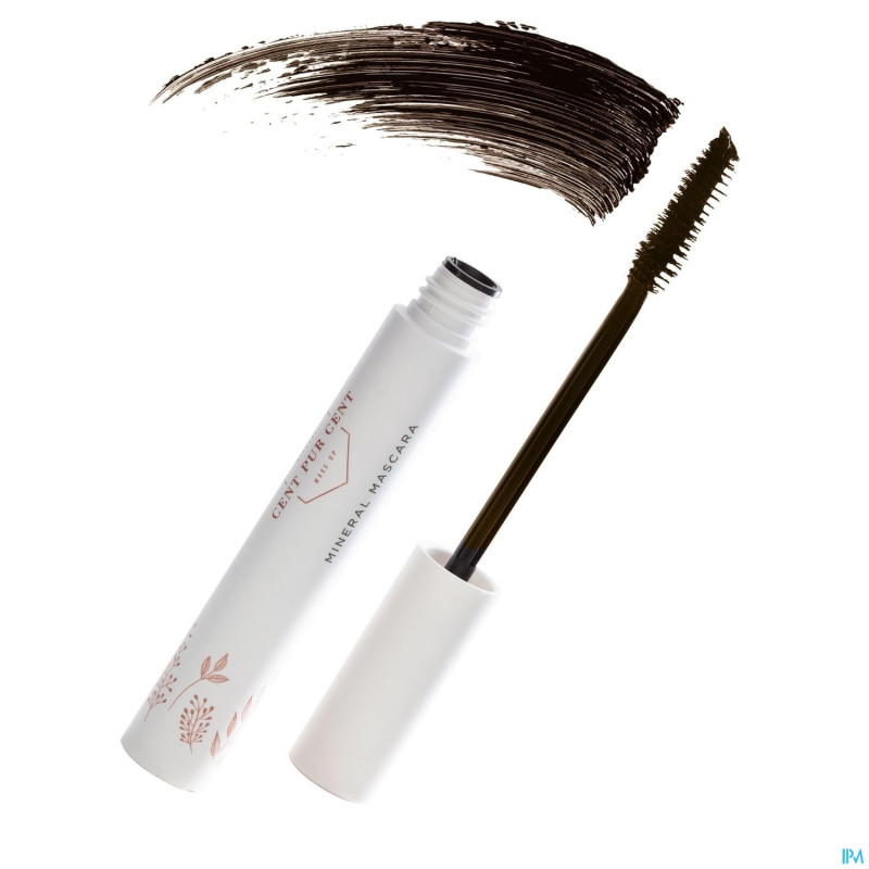 Cent pur cent mineral mascara brun    10ml