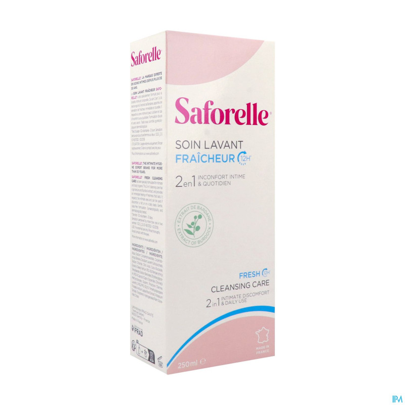 Saforelle soin lavant fraicheur    fl 250ml
