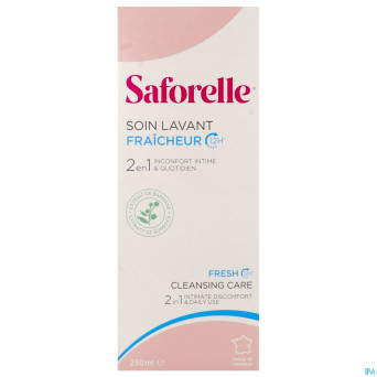 Saforelle soin lavant fraicheur    fl 250ml