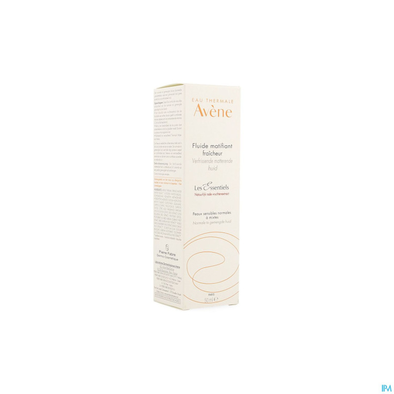 Avene essentiels fluide matifiant fraich. 50ml