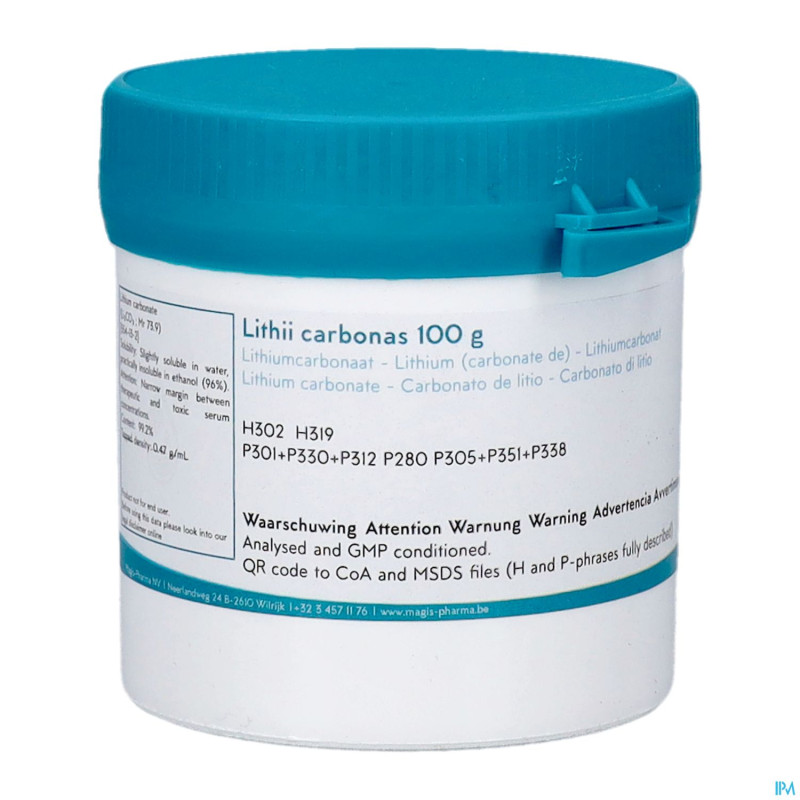 Lithium carbonate    100g magis