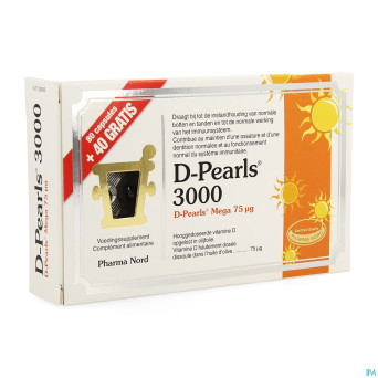 D-pearls 3000 caps 80 + caps 40    promo pack