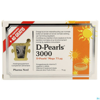 D-pearls 3000 caps 80 + caps 40    promo pack