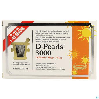 D-pearls 3000 caps 80 + caps 40    promo pack