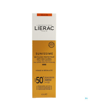 Lierac sunissime bb fluid dore visage ip50 tb 40ml