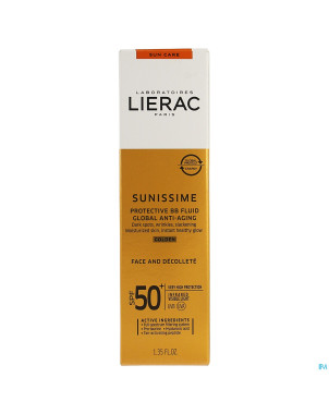 Lierac sunissime bb fluid dore visage ip50 tb 40ml