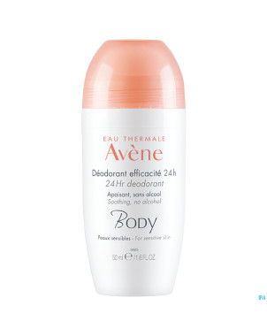 Avene body deodorant efficacite 24h    50ml