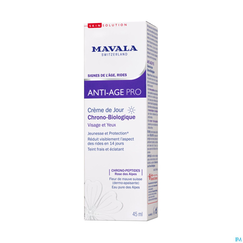 Mavala a/age pro creme jour chrono bio   tube 45ml