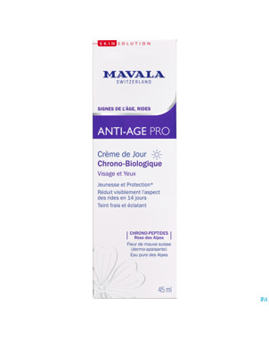 Mavala a/age pro creme jour chrono bio   tube 45ml