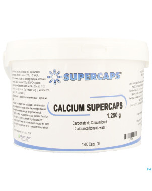 Calcium carb. supercaps caps 1200x1250mg