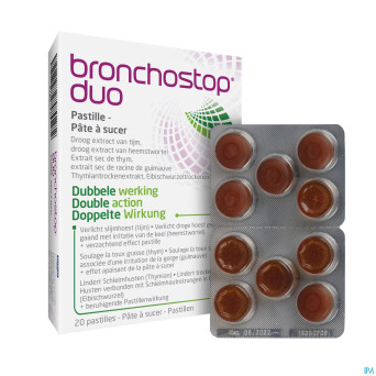 Bronchostop duo pastilles 20