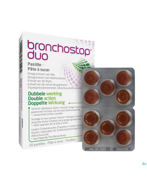 Bronchostop duo pastilles 20