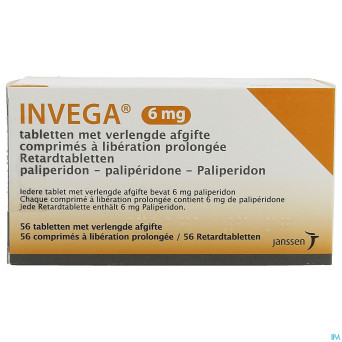 Invega 6mg abacus comp lib. prol. 56 opa/alu/pvc/a