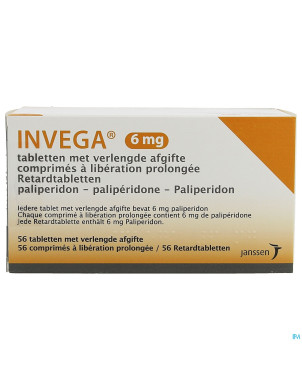 Invega 6mg abacus comp lib. prol. 56 opa/alu/pvc/a