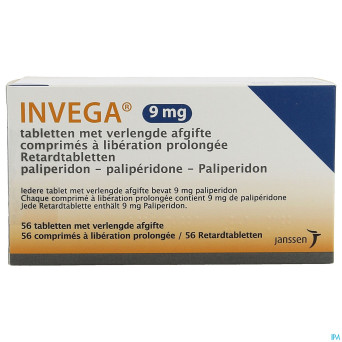 Invega 9mg abacus comp lib. prol. 56 opa/alu/pvc/a