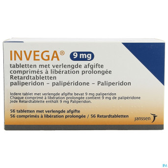 Invega 9mg abacus comp lib. prol. 56 opa/alu/pvc/a