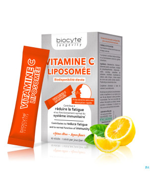 Biocyte vitamine c liposomee    stick 10x250mg