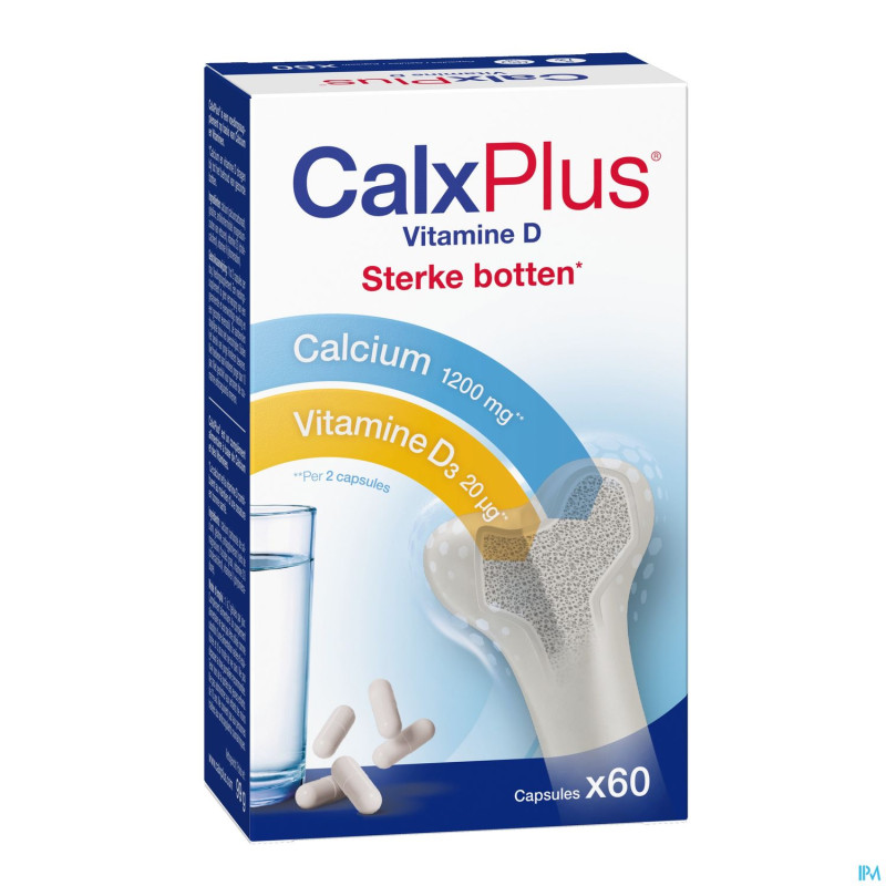 Calxplus vitamine d    caps 60