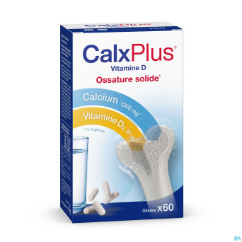 Calxplus vitamine d    caps 60