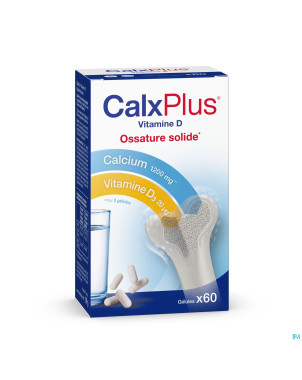 Calxplus vitamine d    caps 60