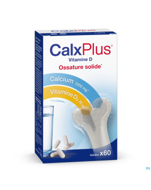Calxplus vitamine d    caps 60