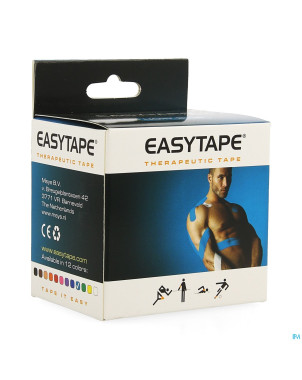 Easytape kinesiology tape bleu
