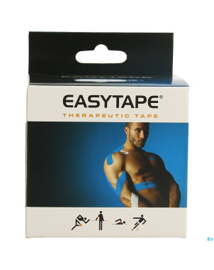 Easytape kinesiology tape bleu