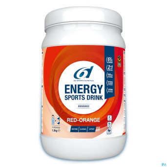 6d sixd energy sports drink red orange pdr  1,3kg