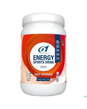 6d sixd energy sports drink red orange pdr  1,3kg