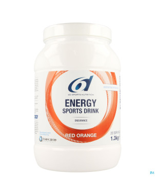 6d sixd energy sports drink red orange pdr  1,3kg
