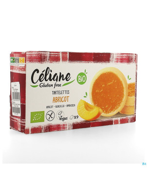 Celiane tartelettes abricot bio    150g revogan