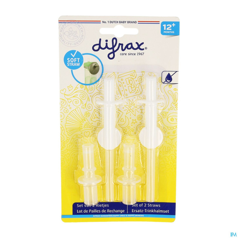 Difrax lot pailles recharge    2pcs